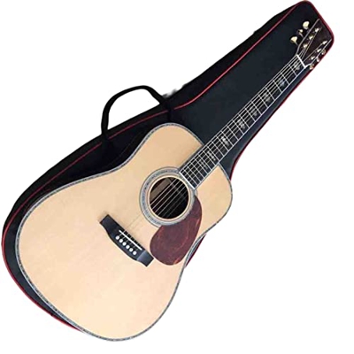 GaYouny All Solid Abete Legno D Corpo 45AA Legno Collo Attraverso Corpo Chitarra Acustica Beatirce (Colore: Chitarra, Taglia : 104 cm)