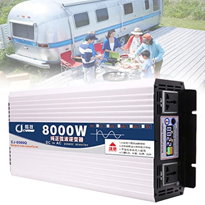 QHYTL Inverter a Onda sinusoidale Pura 5000 w, 12 v/24 v-220 v, Forno a microonde, Piccola Pompa dell'Acqua, fornello a induzione, Utensili elettrici,