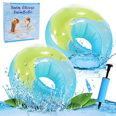 Braccioli,Braccioli Bambini,Braccioli Per Piscina,Soft Armband,Bracciali gonfiabili da Nuoto,Swim Braccioli per Nuotare Giocattoli Galleggianti con Po