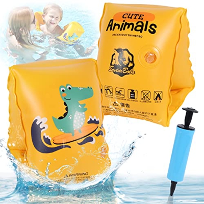 Braccioli,Braccioli Bambini,Braccioli Per Piscina,Soft Armband,Bracciali gonfiabili da Nuoto,Swim Braccioli per Nuotare Giocattoli Galleggianti con Po
