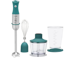 kubo Frullatore a mano, in acciaio inox, 1000 W, velocità variabile, tritatutto 600 ml, frusta filo, misurino 500 ml (7208368) en oferta