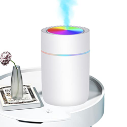 YINGD Umidificatore d'Aria | Piccolo Umidificatore d'Aria con Effetto Luce Colorata | Mini umidificatore da scrivania/Auto con Effetto Luce Colorata e en oferta