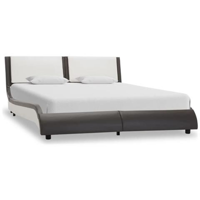 Giroletto Grigio E Bianco In Similpelle 140x200 Cm