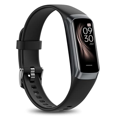 IMFRCHCS Smartwatch Uomo Donna, Schermo AMOLED 1.10'', Orologio Smartwatch con Saturimetro, Contapassi, Cardiofrequenzimetro da polso, Orologio Fitnes