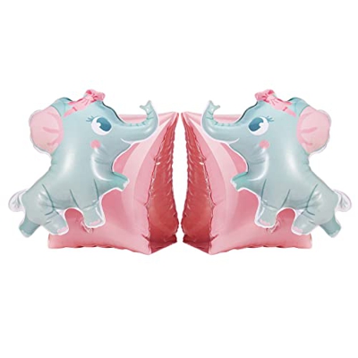 MoKo Bracciale Galleggiante 2 PZ, Salvagente per Bambini, Braccioli Gallegianti, in PVC Ultra Resistente con Valvola Gonfiabile, Accessori Salvagente 