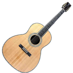 GaYouny Tastiera in ebano personalizzata OOO Chitarra acustica in legno di cedro rosso massiccio da 39 pollici Solid 000 Chitarra Beatirce (colore: ac precio