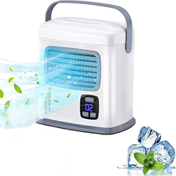 Ecoodisk Mini Ventola di Aria condizionata, radiatore dell'Aria Portatile, 3 in 1 Mini Mini cimeli di Raffreddamento a climatizzazione del climatizzan en oferta