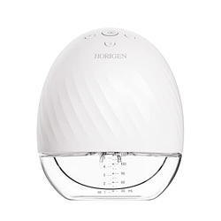 Horigen Tiralatte elettrico indossabile con 2 modalità e 5 livelli, tiralatte portatile senza fili in silicone a basso rumore con inserto cuscino da 1 características
