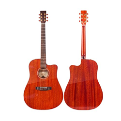 Full Mogano 41 "Cut Surface Chitarra Acustica Pannello Solido Chitarra Classica Folk pop Guitar Kit Chitarra Acustica Beatirce en oferta
