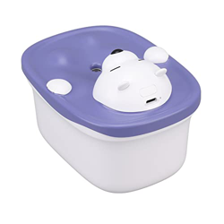 HEEPDD Umidificatore da Tavolo 5V 1.5A Protezione dallo spegnimento Mini umidificatore a Forma di Orso a Bolle Ricarica USB per Camera da Letto Viola en oferta