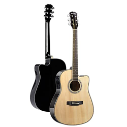HIONRE Chitarra Acustica da 41 Pollici per Principianti, Chitarra Elettrica, Chitarra Popolare per Bambini, Studenti, Adulti D precio