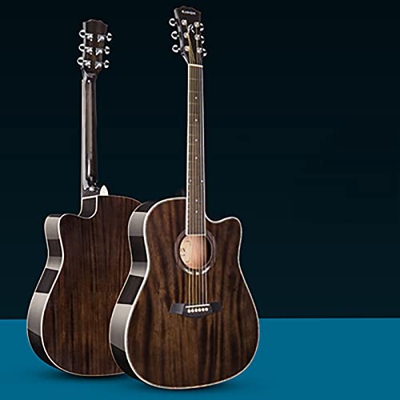 HIONRE Chitarra Folk in Legno da 41 Pollici Principiante Ragazzi E Ragazze Strumento per Chitarra a Tavola Singola per Esercitazioni Speciali E