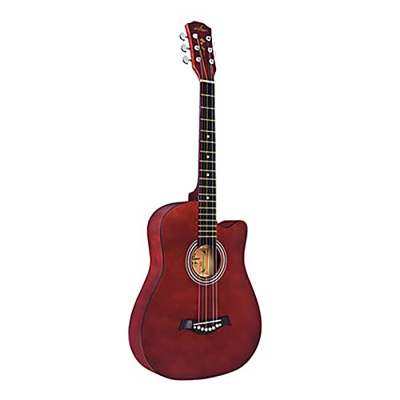 HIONRE Chitarra Folk a Tavola Singola da 38 Pollici Principianti Ragazzi E Ragazze Pratica Speciale Strumento per Chitarra Acustica Entry-Level D