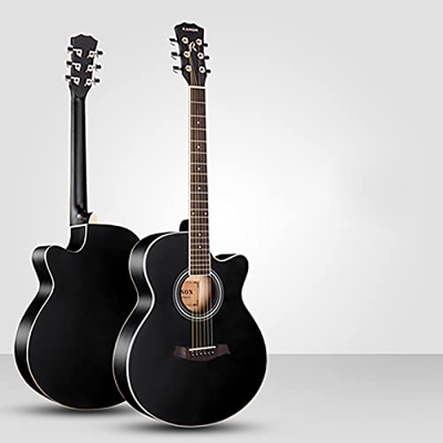 HIONRE Strumento per Chitarra a Tavola Singola per Principianti Folk 41 Pollici per Chitarra in Legno D