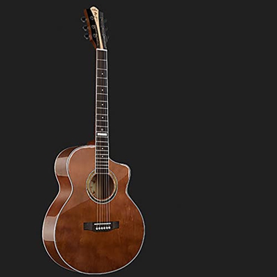 HIONRE Chitarra Acustica a Tavola Singola per Ragazzi E Ragazze Chitarra Folk Speciale da 40 Pollici per Principianti Chitarra Acustica per Principian