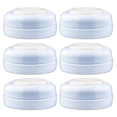 Maymom Coperchi a vite Aka Tappi da viaggio con disco di tenuta riscrivibile Compatibile con Avent, bottiglie a bocca larga Maymom; Cap Avent Natural 