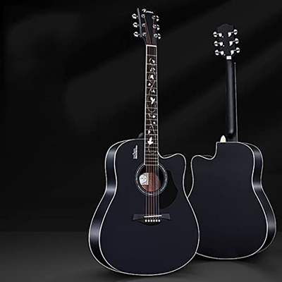 HIONRE Chitarra Folk da 41 Pollici per Principianti Chitarra in Legno Entry-Level con Superficie Speciale per Uomo E Donna A