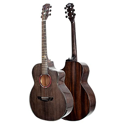 HIONRE Chitarra Acustica Sunburst, 41 Pollici - Corde per Chitarra Acustica Alice, Attrezzatura per Accordatura, Copri Pali per Corde, Manico Rinforza