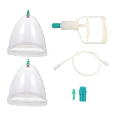 Healeved 1 Set Massaggiatore per Sollevamento Glutei Del Seno Tazza per Massaggio Seno Tazza per La Vita Del Seno Coppettazione Sottovuoto Professiona