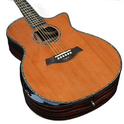 GaYouny Chitarra acustica acustica in legno di cedro da 41 pollici (Colore: chitarra senza equalizzatore, dimensioni: 104 cm) en oferta