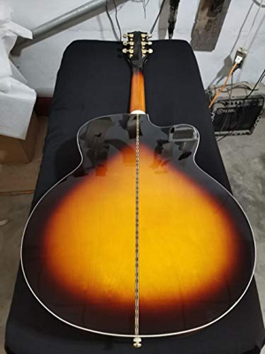 GaYouny Chitarra corpo 43 pollici chitarra elettrica acustica taglio singolo chitarra acustica Beatirce (colore: acustico, dimensioni: 109,2 cm)