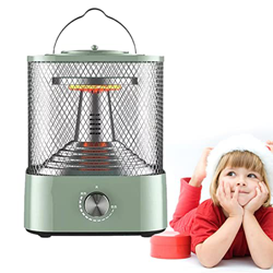 Lkjpo Portable Electric Heater, Mini Foot Warmer with Aromatherapy Box Design, You Can ADD Essential Oils Or Moxa,3S Rapid Heating,Green precio