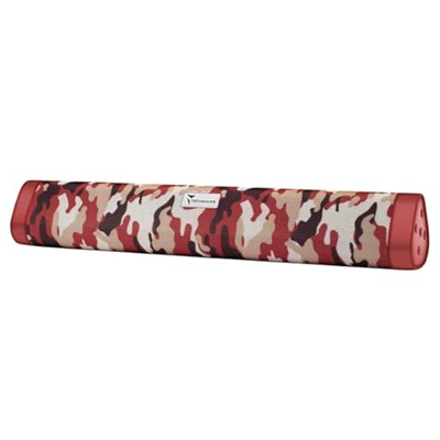 SOUNDBAR | ALTOPARLANTE | CASSA PORTATILE TECHMADE SENZA FILI TM-A15-CAMR COLORE CAMOUFLAGE ROSSO PER PC