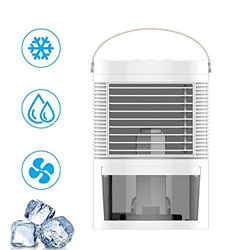 Condizionatore d'Aria Portatile, Mini condizionatore d'Aria, raffreddatore d'Aria Personale, Mini con Luce Notturna a 7 Colori, ventilatori per Camera características