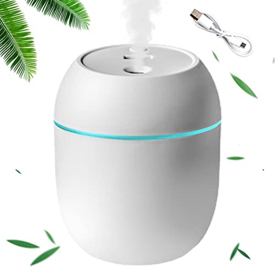 Storaffy Umidificatori per Camera da Letto - Umidificatore d'Aria USB - Piccolo umidificatore da Tavolo Privo di Radiazioni - Umidificatori a Nebbia F