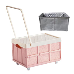 Amagogo Contenitore Portatile per Vestiti, Libri, organizzatore, Garage, Scatola da Campeggio Pieghevole di Grande capacità, contenitori per Picnic, P en oferta