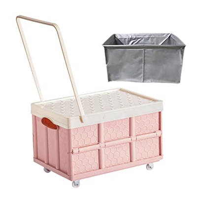 Amagogo Contenitore Portatile per Vestiti, Libri, organizzatore, Garage, Scatola da Campeggio Pieghevole di Grande capacità, contenitori per Picnic, P