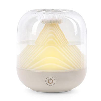 Irfora Umidificatore Mini Desktop USB Lampada per Atmosfera da 700 Ml Umidificatore Domestico di Grande capacità Purificatore d'Aria per Camera da Let