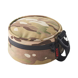 Ioensy Borsa Porta Tazze Barbecue Portatile per Campeggio con Zaino E Ganci Verde, Camuffare, 130x80mm en oferta