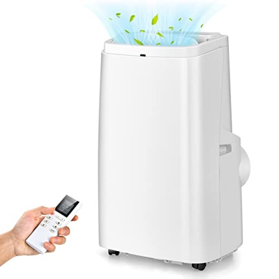 JYCCH Condizionatore d'Aria Portatile 9000 BTU, unità di Raffreddamento dell'unità CA 3 in 1 con deumidificatore Integrato e modalità Ventola, Include