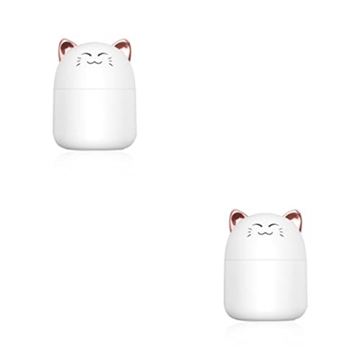 Yihaifu 2 Set di Umidificatore d'aria portatile USB Ricaricabile Deodorante Nebulizzatore Aroma Olio essenziale Diffusore silenzioso Atomizzatore per 