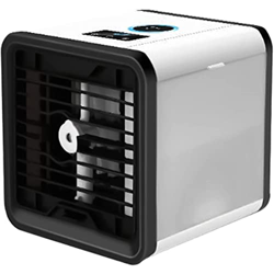 Raffreddamento ad aria evaporativa 3 IN 1 Ventola di raffreddamento al desktop portatile con 4 velocità del vento, 2 fresco e timer 28H, ventola del c precio