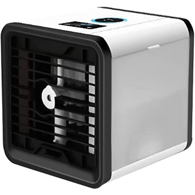 Raffreddamento ad aria evaporativa 3 IN 1 Ventola di raffreddamento al desktop portatile con 4 velocità del vento, 2 fresco e timer 28H, ventola del c