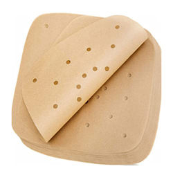 100 pezzi di carta per pergamena friggitrice da 100 pezzi per forno a prova di olio quadrate per forno en oferta