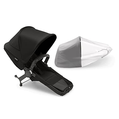 Bugaboo Donkey 5 Duo, Set di Conversione Completo, Affiancato, Design Migliorato, Seduta Reversibile, Guida a una Mano e Archiviazione Espandibile, Mi