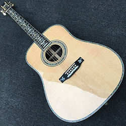 FMOPQ all Solid Wood Acoustic Guitar Beginner Acoustic Electric Guitar Handmade Electrical Acoustic 41 Inches Guitars (Color : Guitar Only Size : 41 I precio