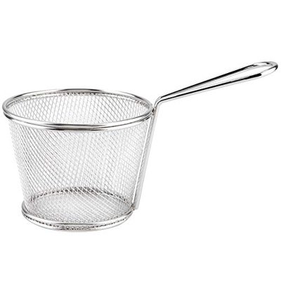 Uadme Mini cestello per Patatine Fritte in Acciaio Inossidabile Griglia per friggere in Acciaio Inossidabile Strumenti per la Cottura delle Patate per