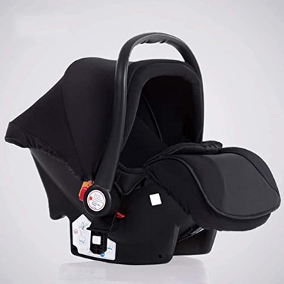 FMOPQ High Landscape Cart Ergonomic Basket Suitable for Newborns (Color : Black)