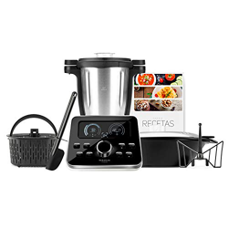 Taurus Foodie - Robot da cucina multifunzione da 3,5 litri con ricettario incluso, 31 funzioni, bilancia integrata, senza BPA, 1500 W, acciaio inossid precio