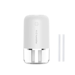 Feloyal Umidificatore Mini, Umidificatori Portatili Alimentati Tramite USB, Doppi Porte Antinebbia, Luce Notturna, Ultra Silenzioso 400 ml, per Casa,  precio