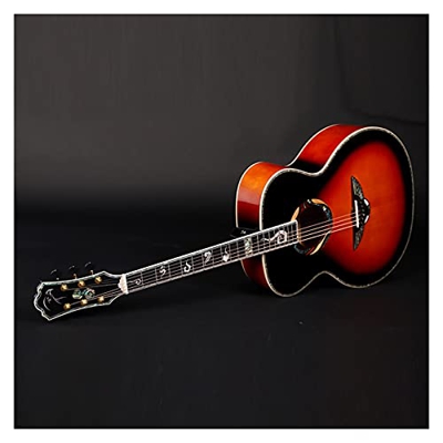 FMOPQ 42-inch C-20 Acoustic Guitar Solid Spruce Top Ebony Fingerboard GuitarraBeginner Music Lover Guitar Guitars (Size : 42 Inches)