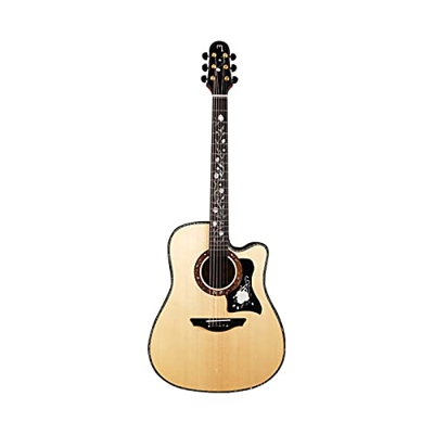 FMOPQ 40-inch M610C Acoustic Guitar Solid Sitika Spruce Top Ebony Fingerboard Professional Acoustic Guitar Guitars (Size : 41 Inches)