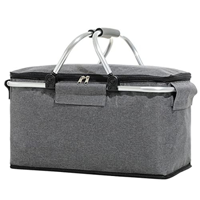 Jczw Raffreddatore da Spiaggia for Auto, Mini Frigorifero da Campeggio, Valigia, Pieghevole e Facile da trasportare, Adatto for Campeggio, Escursionis