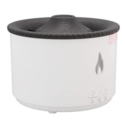 Diffusore di Olio Essenziale, Diffusore di Aroma di Fiamma Ad Ultrasuoni con Luce LED, Nebbia Regolabile, Umidificatore Atomizzatore Seajelly Umidific precio