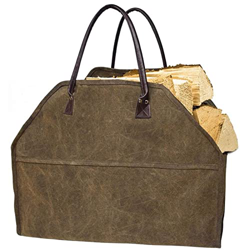 FMOPQ Firewood Carrier Bag Firewood Storage Tote Fire Place Log Holders Bag Outdoor Firewood Carrier Bag with Handles Stove Accessories for Outdoor Ca características