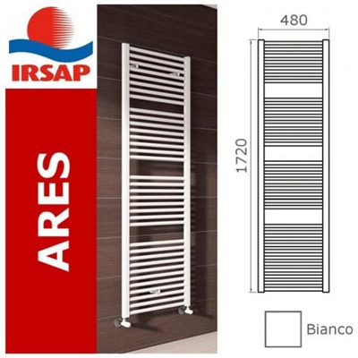 Irsap Radiatore Ares, 1720x480 Mm, 34 Elementi, Bianco